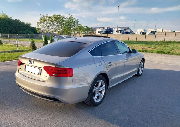 Audi A5 cena 59600 przebieg: 159000, rok produkcji 2016 z Jedwabne małe 121